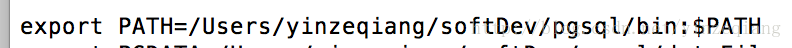 path环境添加postgreSQL的执行文件
