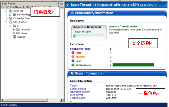 Acunetix Web Vulnerability Scanner使用和生成报告的方法