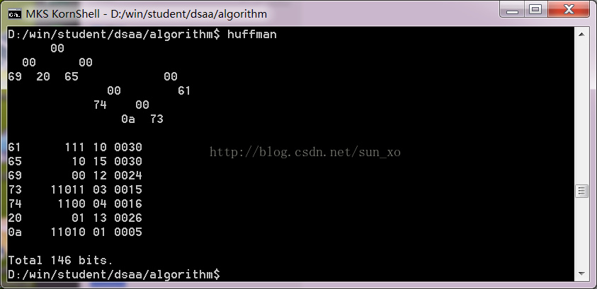 《DSAA》 10.1.2 Huffman 编码