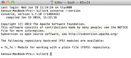 浅谈mac Os下svn的使用方法 上 Han的小站 Csdn博客