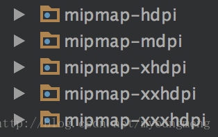 mipmap文件夹