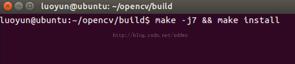 ubuntu下opencv的安装