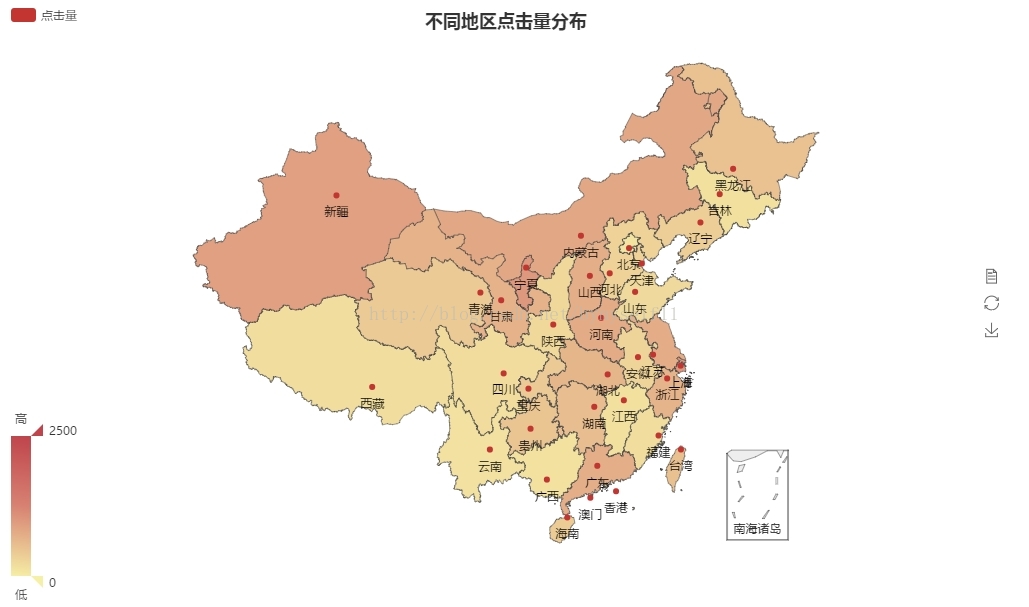 用echarts绘制地图