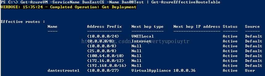 [Azure]关于用户定义路由(User Defined Route)和 IP 转发功能(IP Forwarding)的测试实验总结