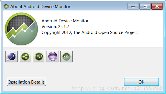 Android Device Monitor的版本 25.1.7