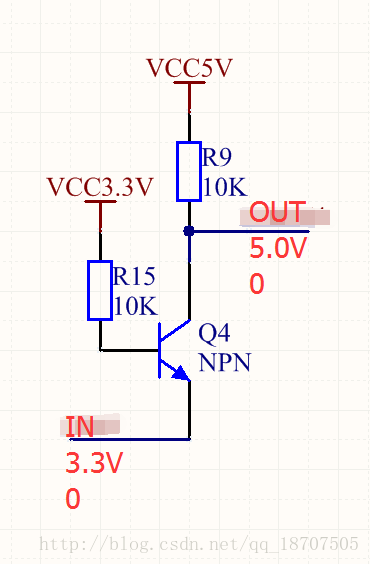 5V/3.3V相互转换电路