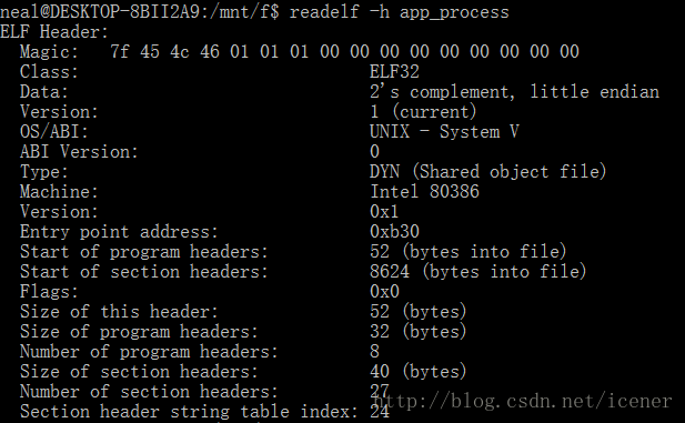 readelf -h app_process