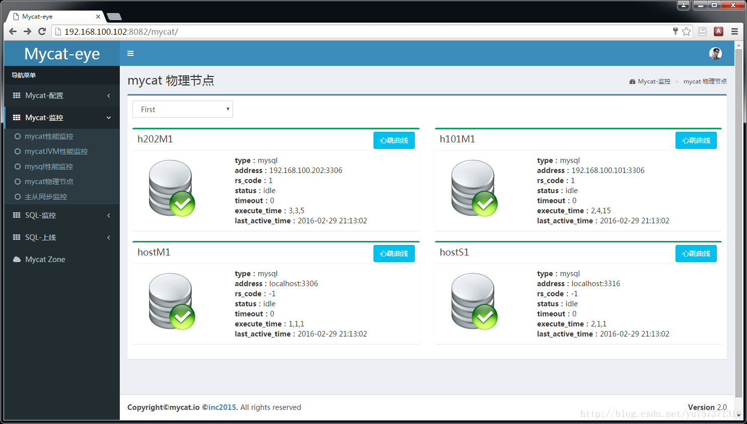 Linux下MyCat和MyCat_web的安装和配置 - 奋斗吧_-小青年 - CSDN博客 Linux下MyCat和MyCat_web的安装和配置 - 奋斗吧_-小青年 - CSDN博客
