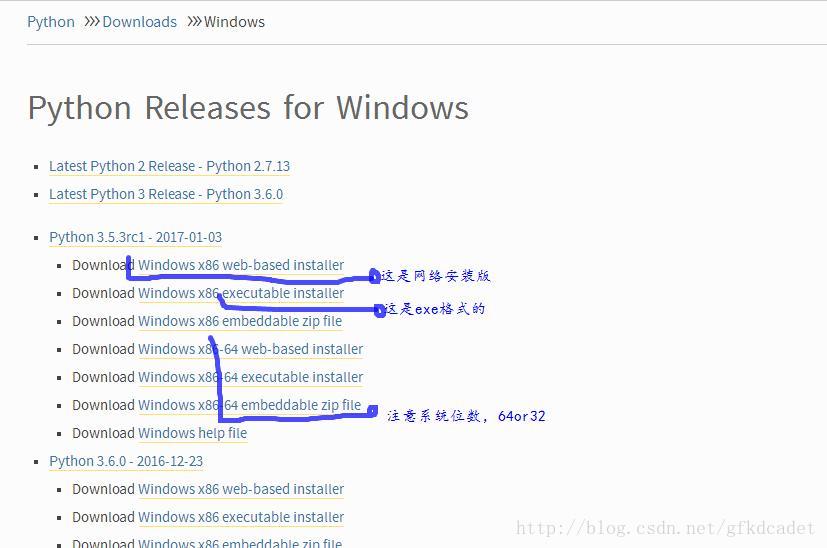 所有windows平台的Python版本都在这儿了