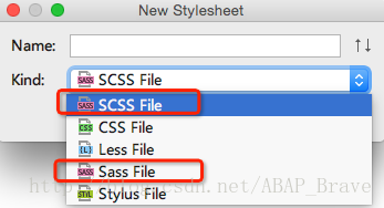 SASS文件的创建