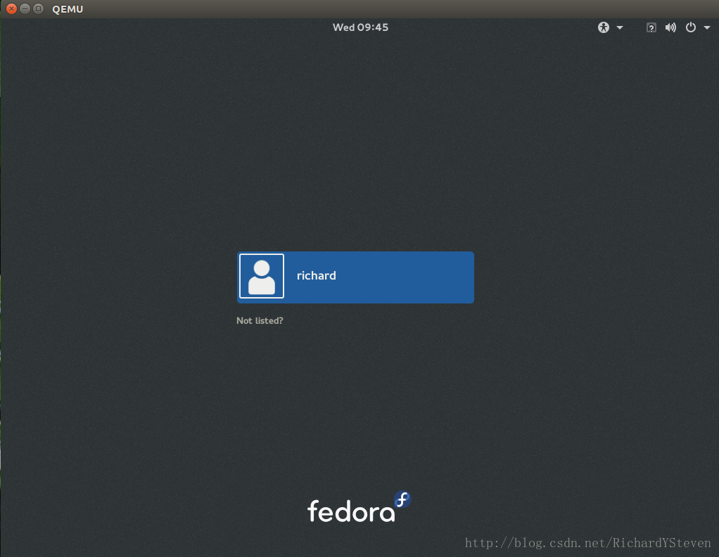 Fedora Login