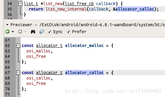 Android BlueDroid分析: OSI中的List与alloctor的实现分析