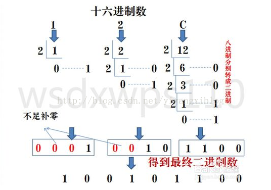 二进制、八进制、十进制、十六进制之间的转换