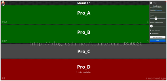 Jenkins-Build Monitor View
