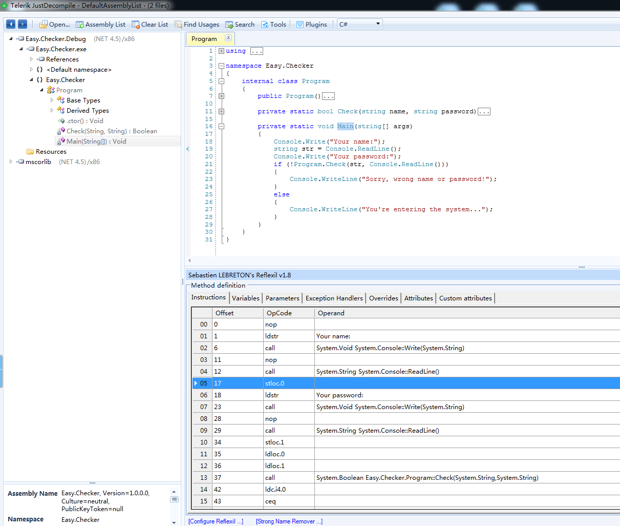 推荐.Net、C# 逆向反编译四大工具利器(请勿用来非法行为)[通俗易懂]