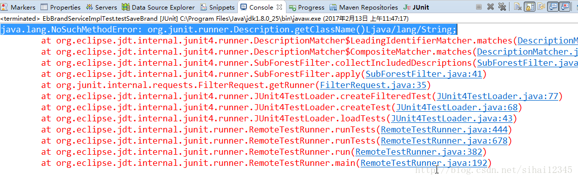 java-lang-nosuchmethoderror-org-junit-runner-description-getclassname