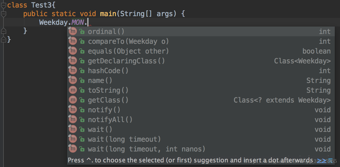 java中的枚举_java 中的enum.getinstance_GuessHat的博客-CSDN博客