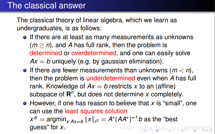 classical answer