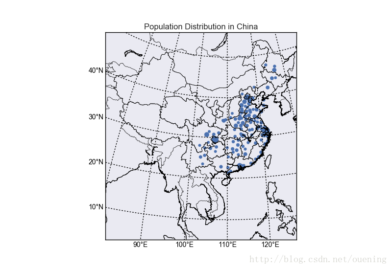 Basemap绘制地图