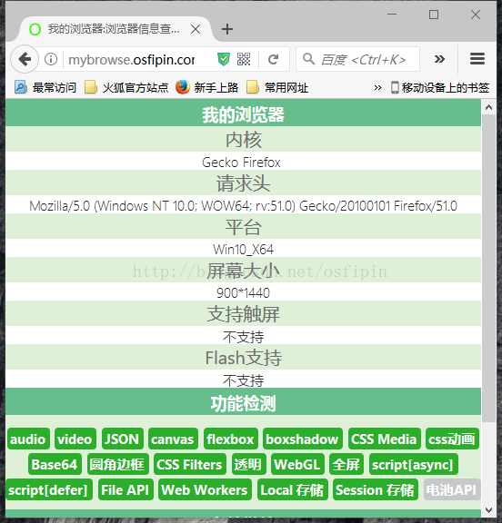 浏览器内核检测（Trident，Gecko，WebKit，Blink）