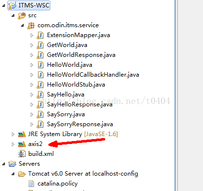 eclipse用axis2发布webserver