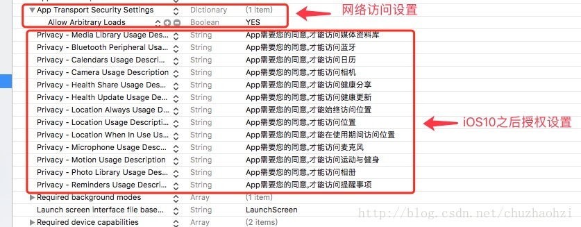 Info.plist直接操作