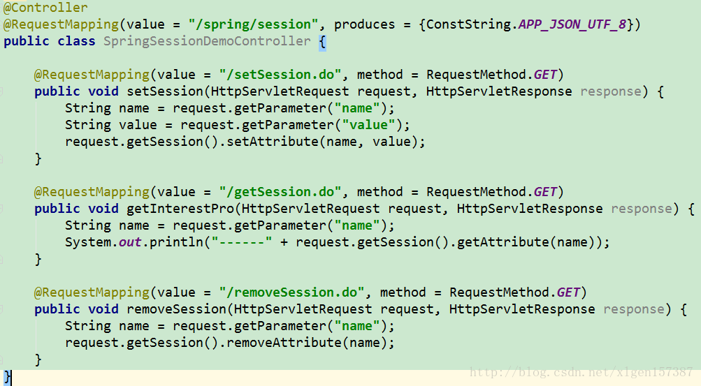 Request get value. Spring примеры приложений