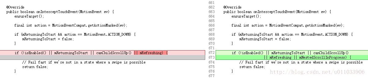 SwipeRefreshLayout无法下拉刷新了