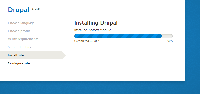 Drupal8的详细建站教程