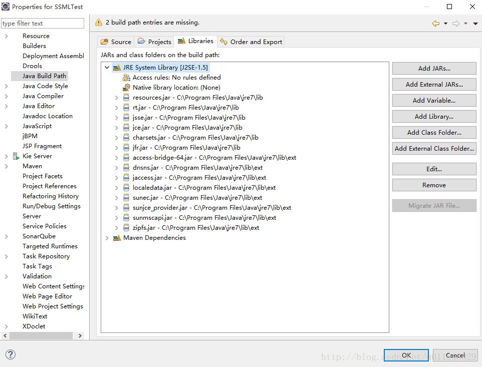 maven新建项目后，src/main/java不显示，新建Source Folder，提示信息The folder is already a source folder.