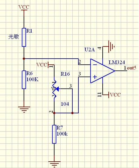 lm393光敏模块电路图图片