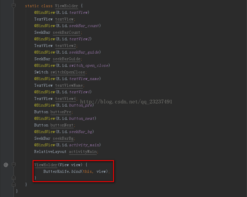 ButterKnife 懒癌患者的福音