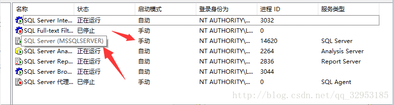 改SQL Server (MSSQLSERVER)