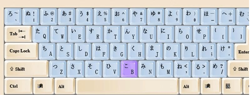 日语键盘