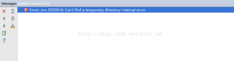 can not find a temporary directory:internal error