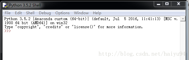 Python的shell界面