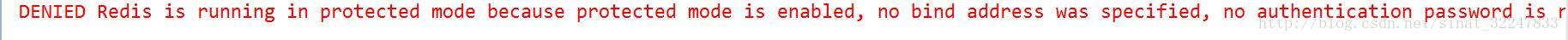 Java连接redis出现Connection refused: connect 和 DENIED Redis is running in protected mode because protect