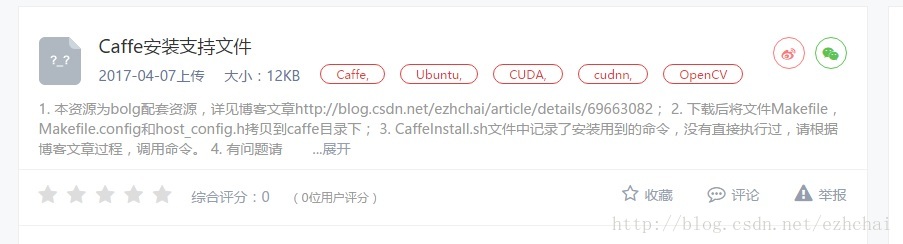 Cafffe配置文件