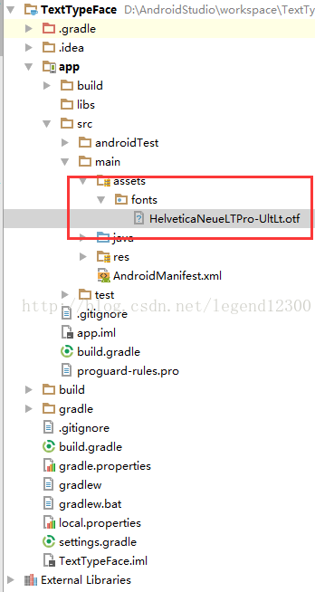 Android 设置字体的三种方法（TypeFace）