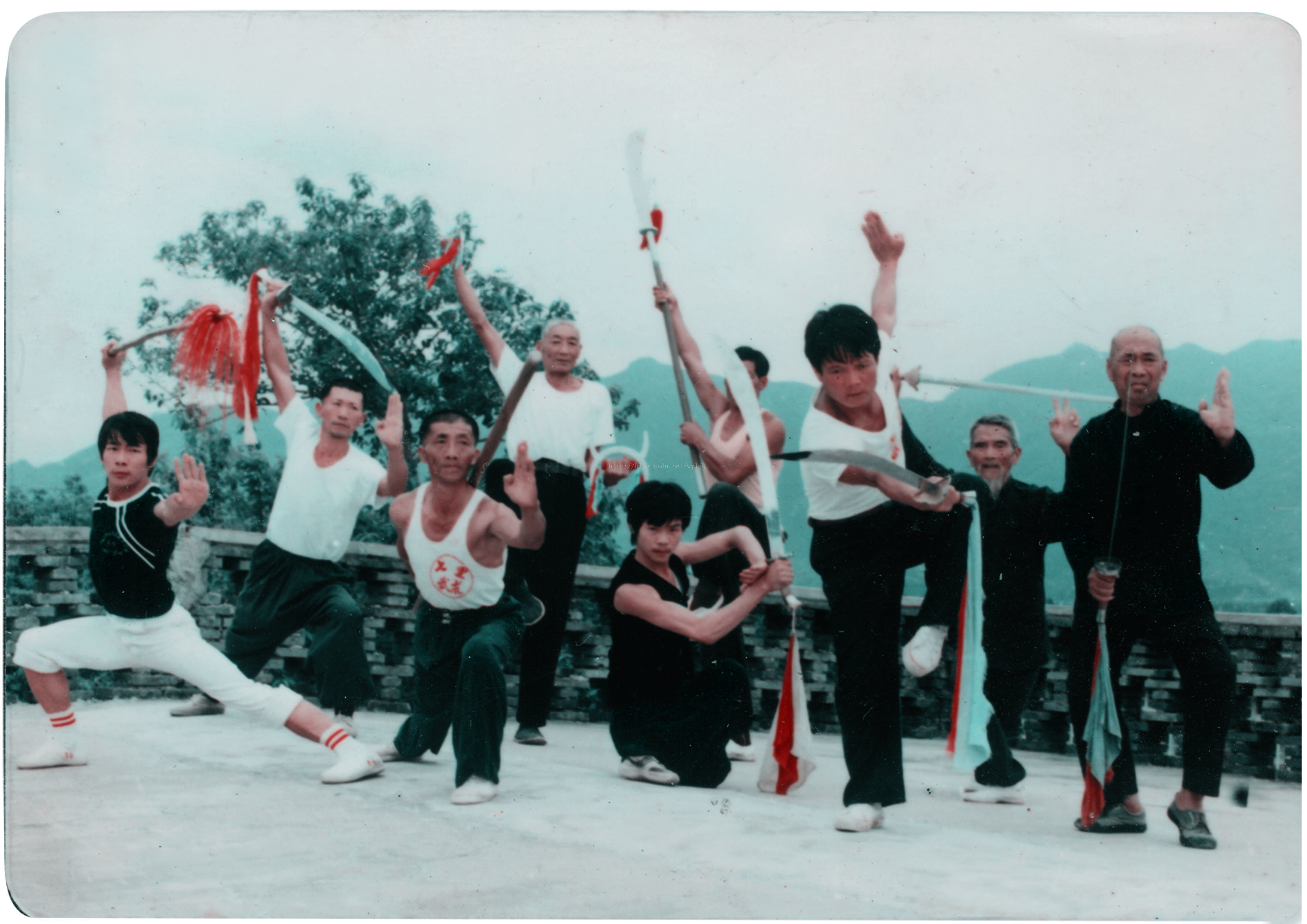 在武术界享有盛誉的“江南武坛宿将”