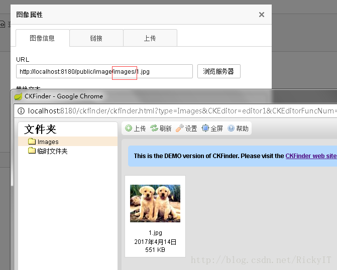 Spring Boot集成CKFinder