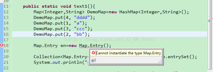 Java中map和set之间的关系 及map Entry G 66的博客 Csdn博客