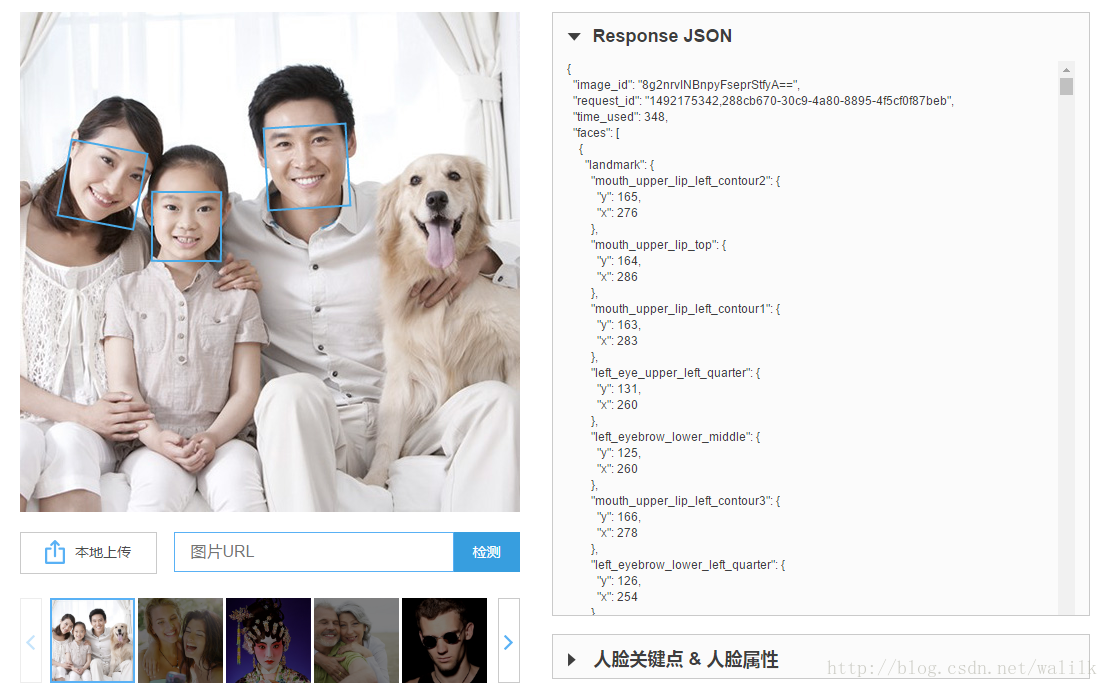Face++的人脸检测API