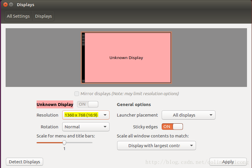 调整ubuntu16 04屏幕分辨率 Colin Lisicong的博客 Csdn博客