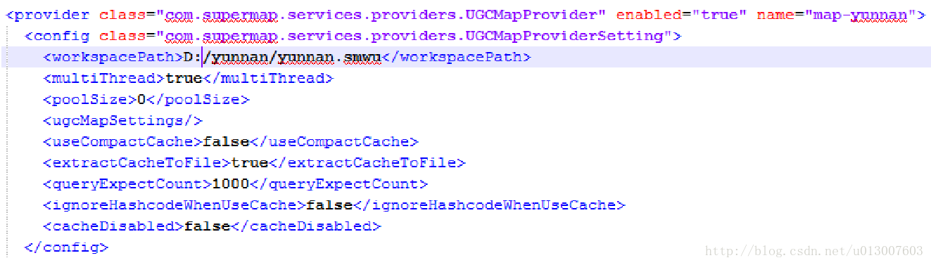 SuperMap iServer Java 如何配置缓存参数