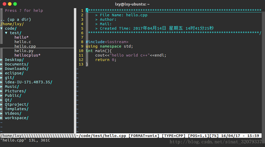 vim8.0开发配置