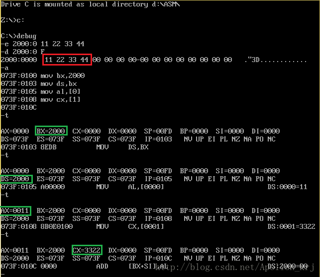 8086汇编学习之ds寄存器 Ss Sp寄存器 Apollon Krj的博客 Csdn博客 Ds寄存器