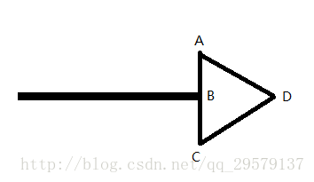 箭头绘制原理图，四个顶点