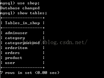 dos环境下操作mysql