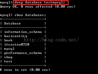 dos环境下操作mysql